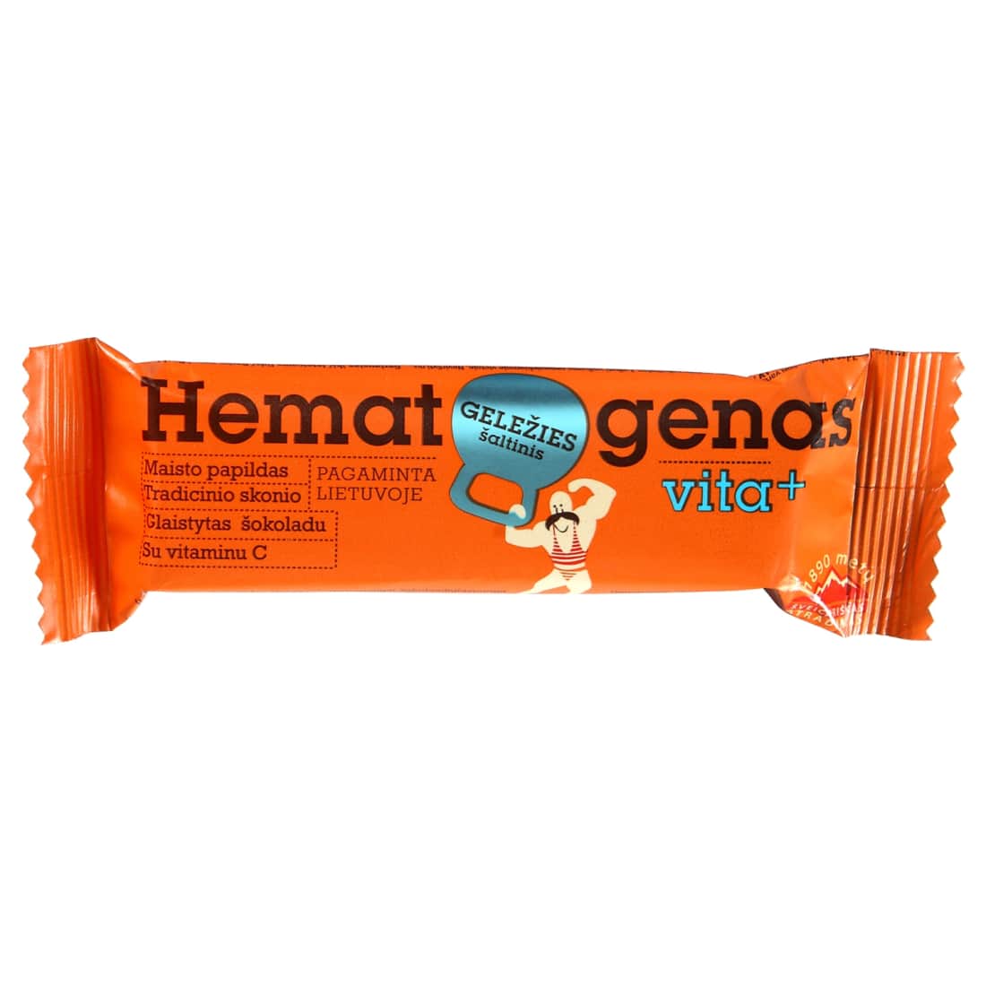 HEMATOGENAS VITA+ su šokolad. glaistu, 40 g