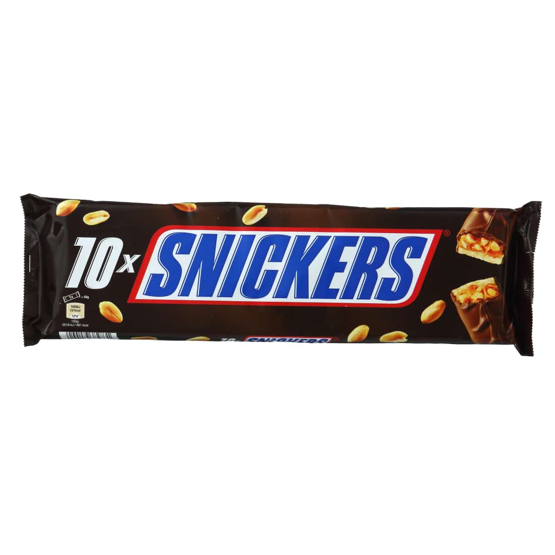 Šokoladas SNICKERS, 10 x 50 g