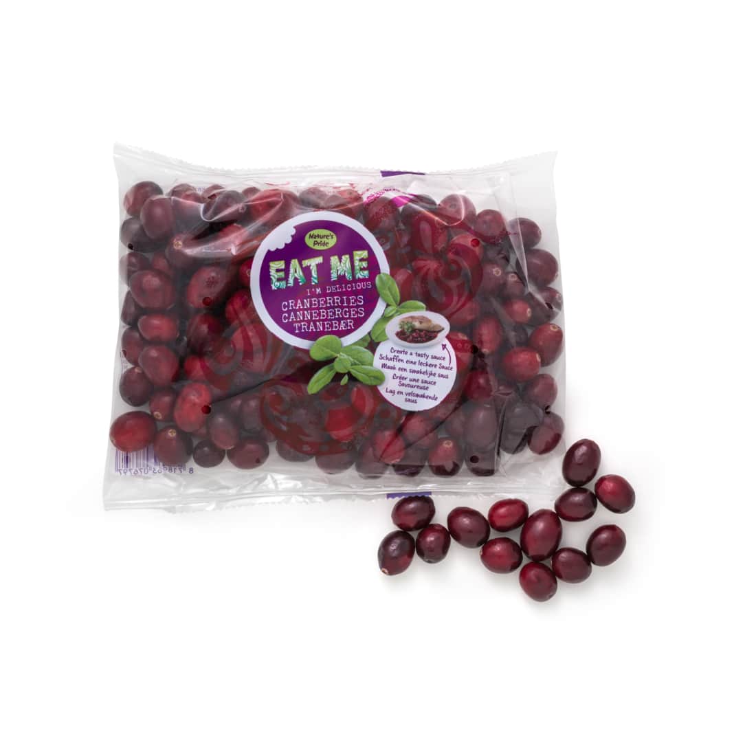 Šviežios spanguolės, 340g