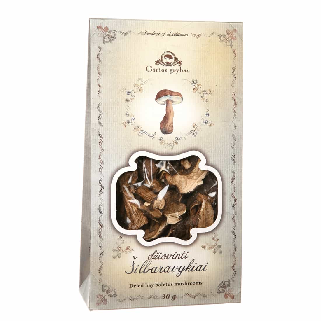 Džiovinti šilbaravykiai, 30g