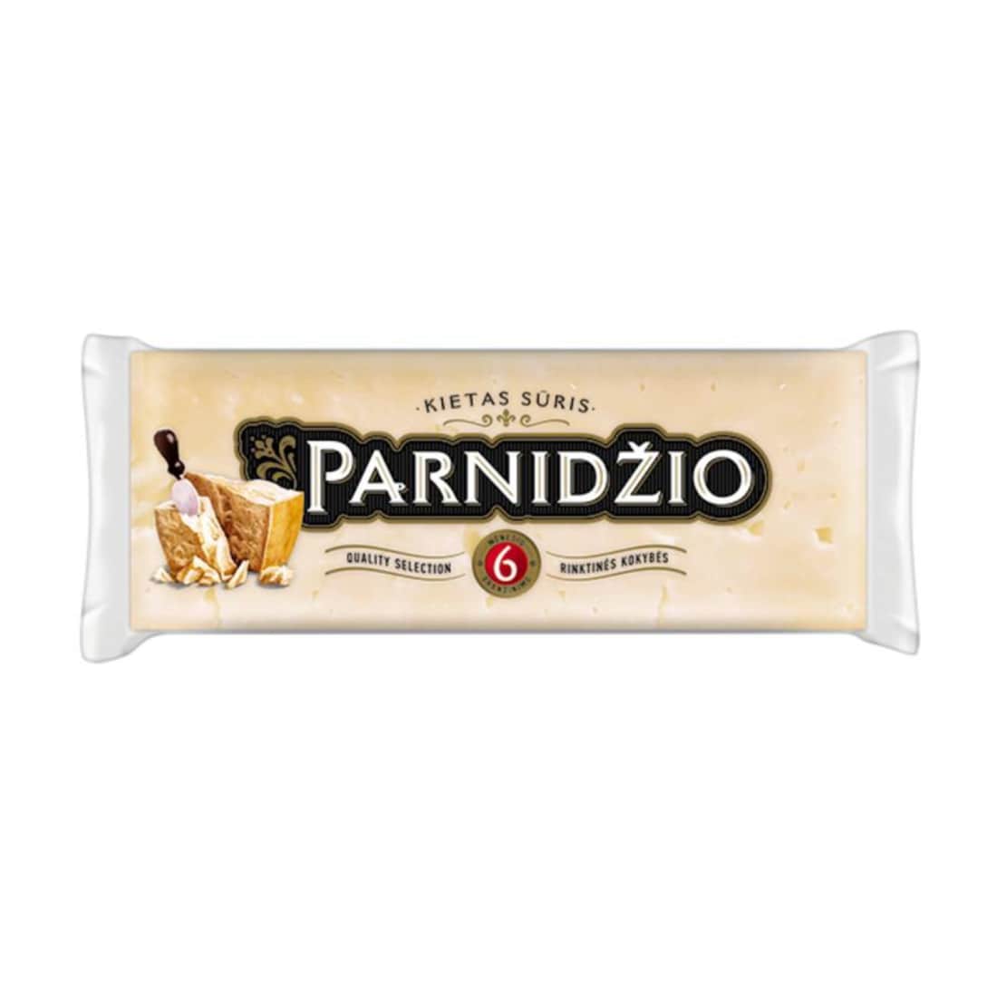 Kietasis sūris PARNIDŽIO, 38% riebumo,  200g