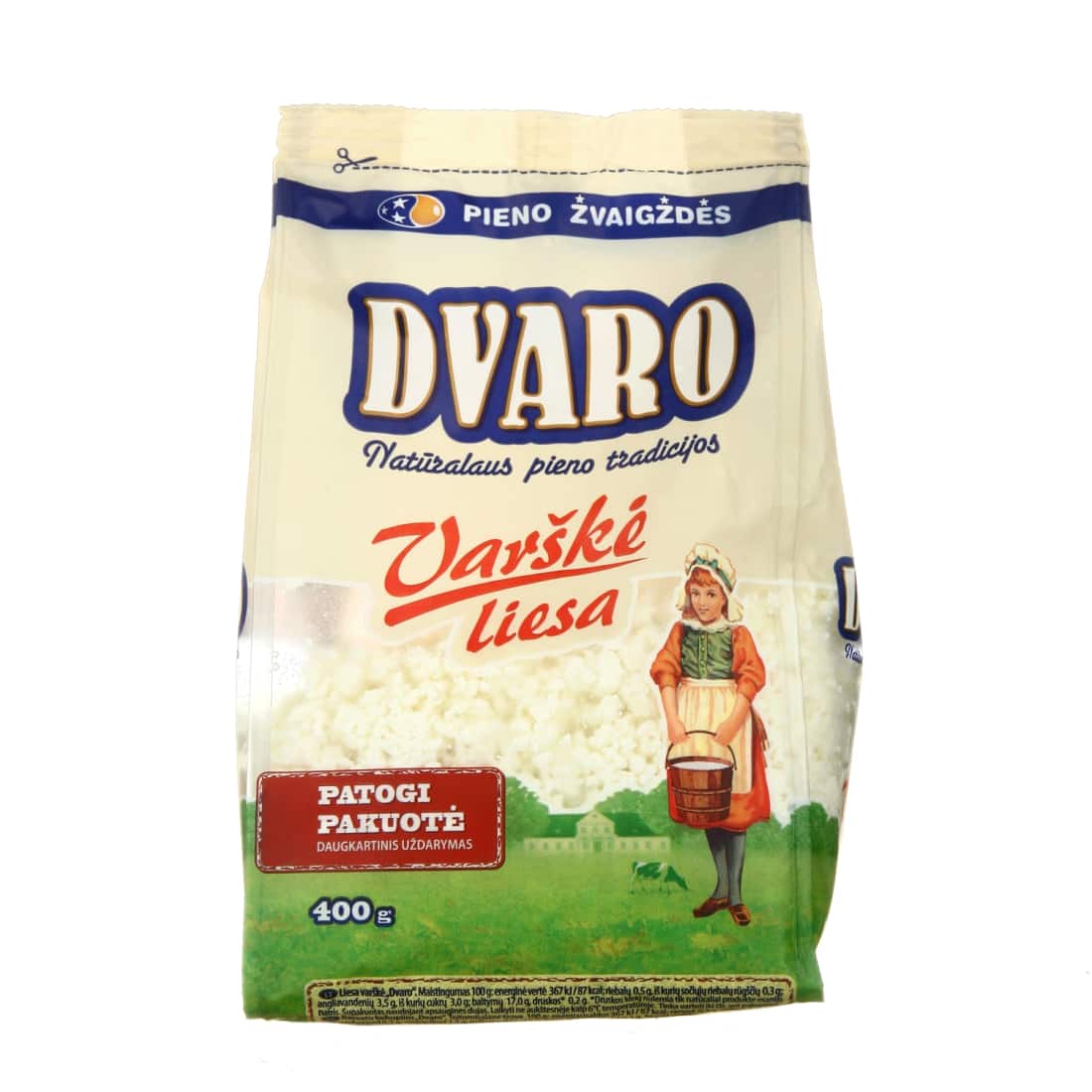 Liesa DVARO varškė, 400 g