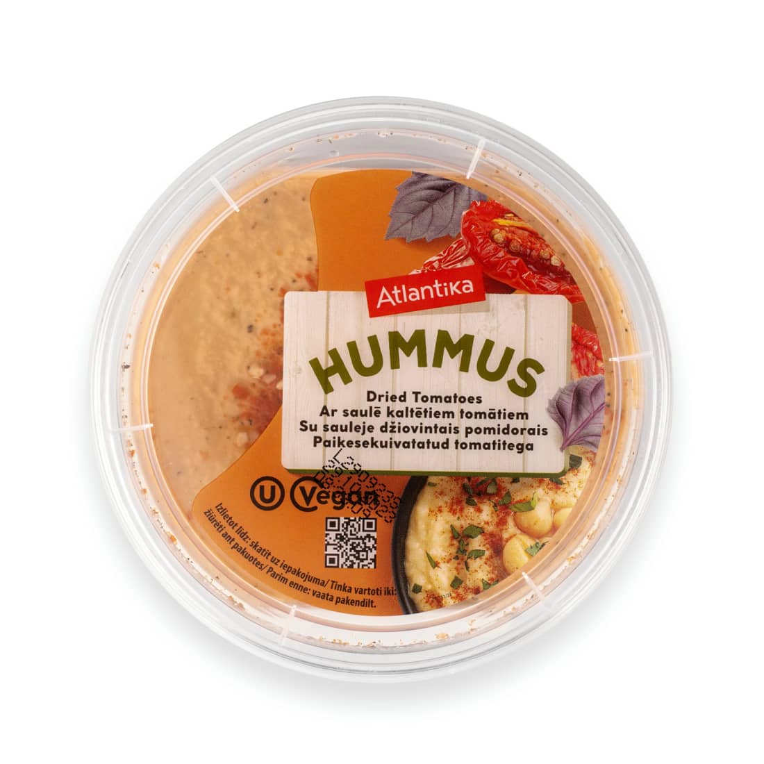 Humusas su džiovintais pomidorais HUMMUS,160g