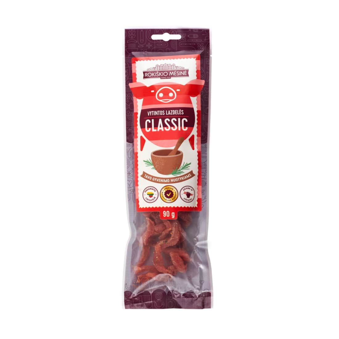 Vyt. kiaulienos lazdelės CLASSIC, a. r., 70 g