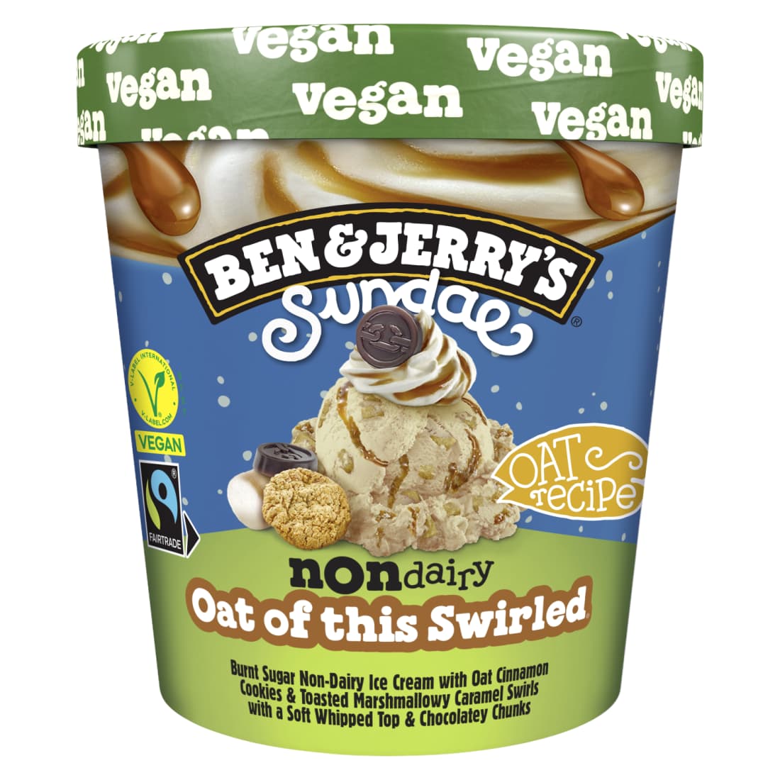 Ledai B&J SUNDAE OAT OF THIS SW.VEGAN, 427 ml