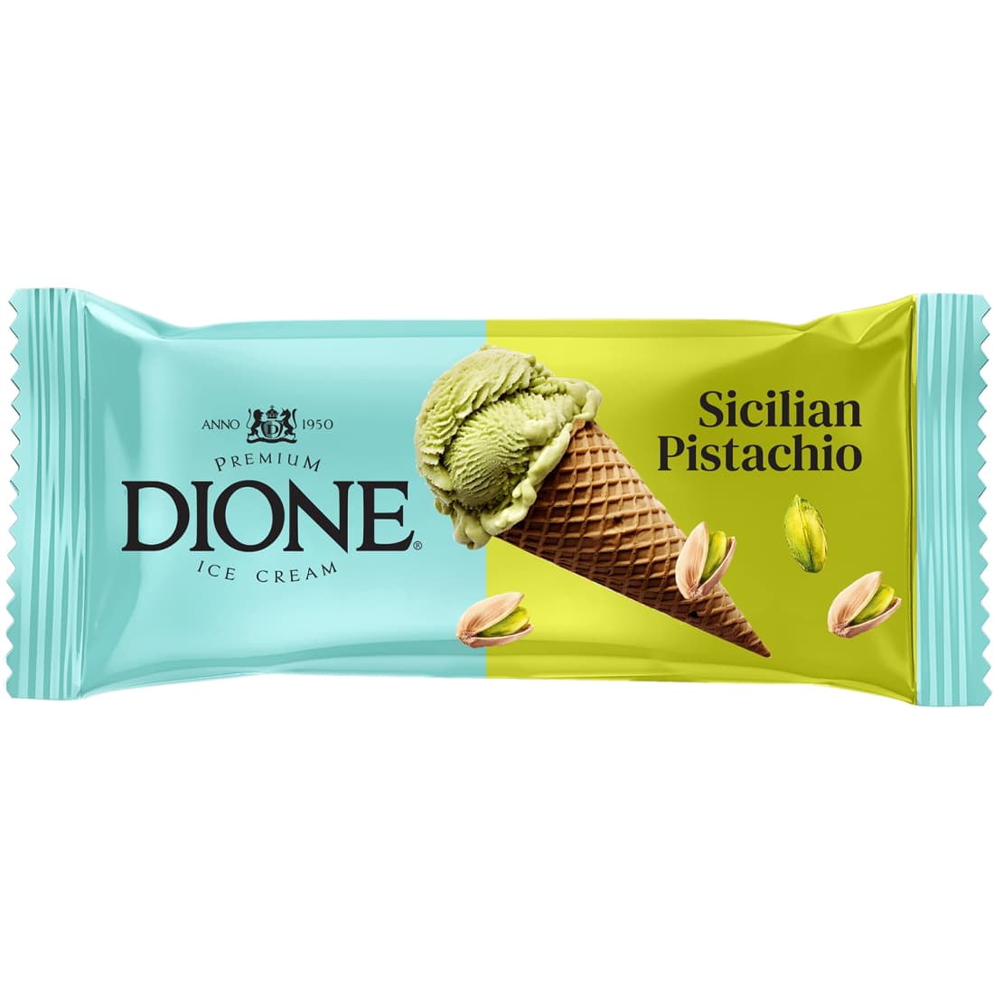 Valg. Sicil. pistacijų ledai DIONE, 130ml/68g