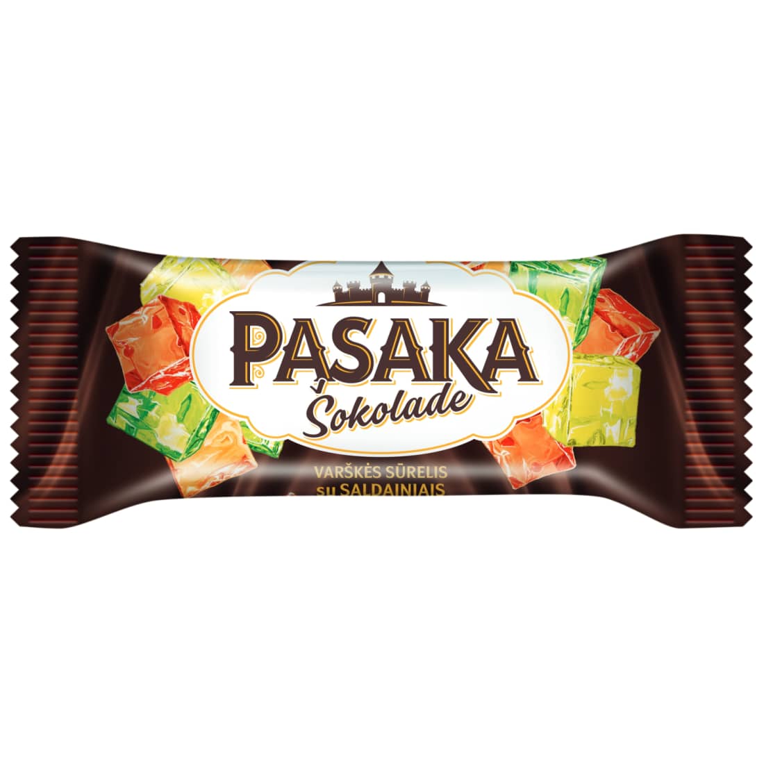 Varškės sūrelis su saldain. PASAKA, 19 %, 40g