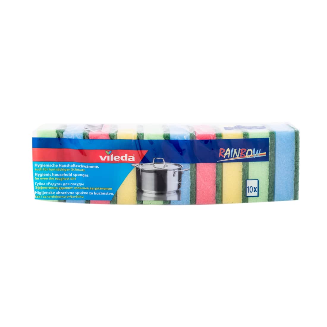 Kempinėlės VILEDA RAINBOW, 10vnt.