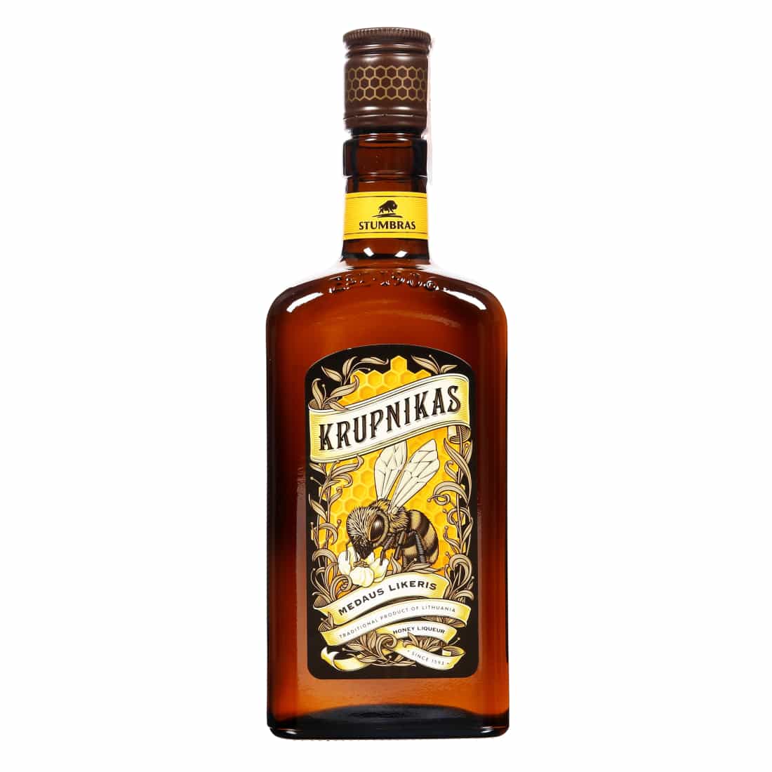 Medaus liker.STUMBRAS Krupnikas, 40 %, 0,5 l