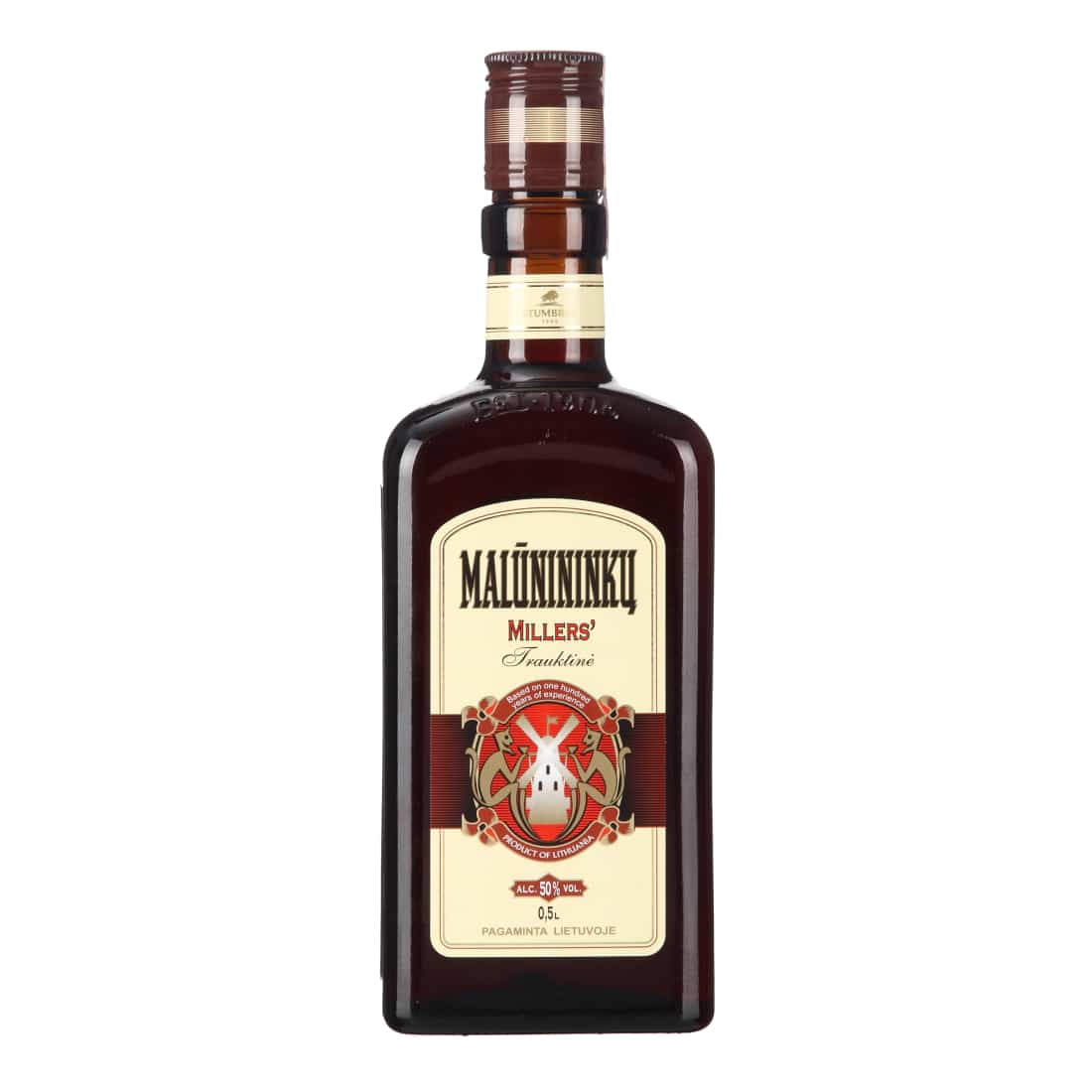 Trauktinė MALŪNININKŲ, 50 %, 0,5 l