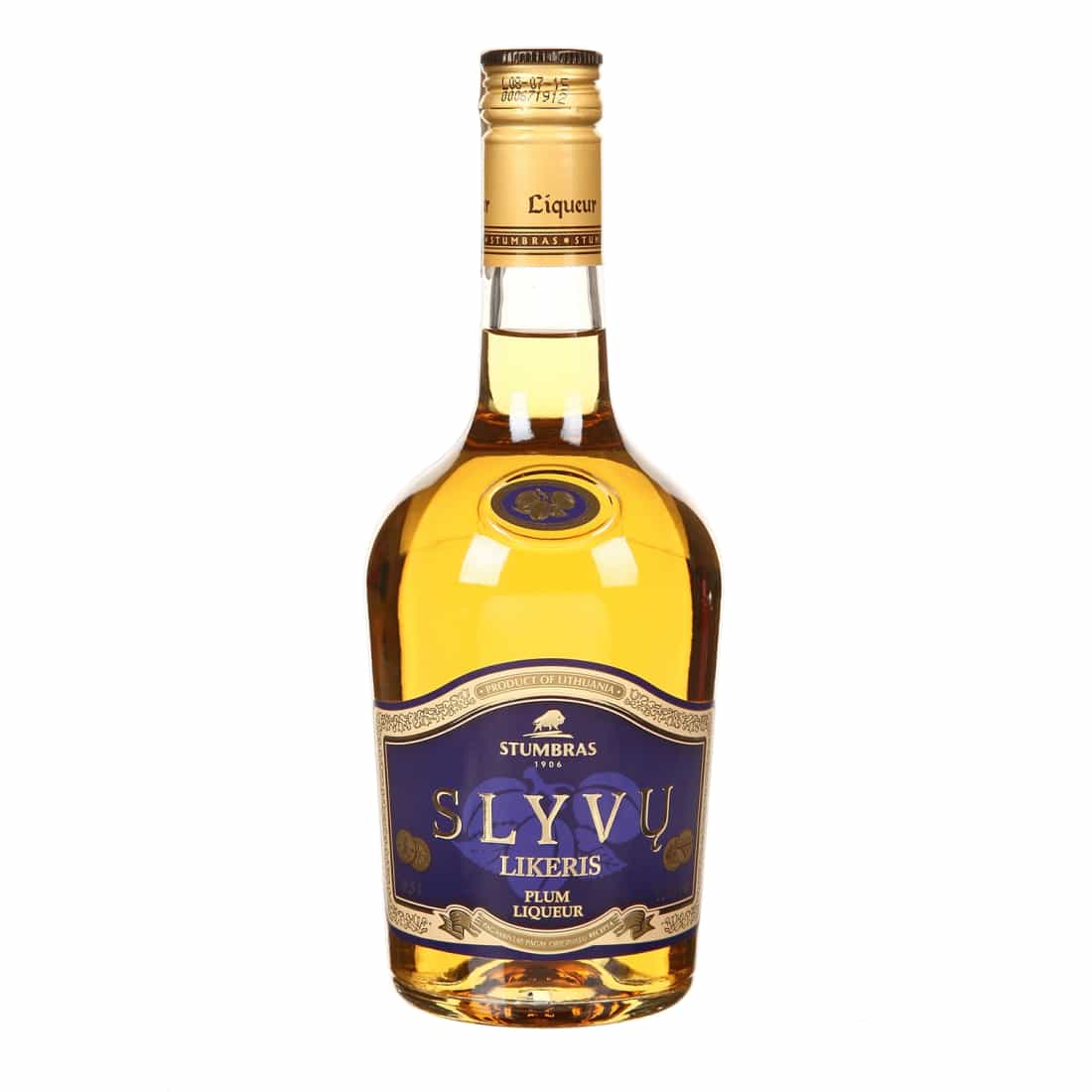 Slyvų likeris STUMBRAS, 38 %, 0,5 l