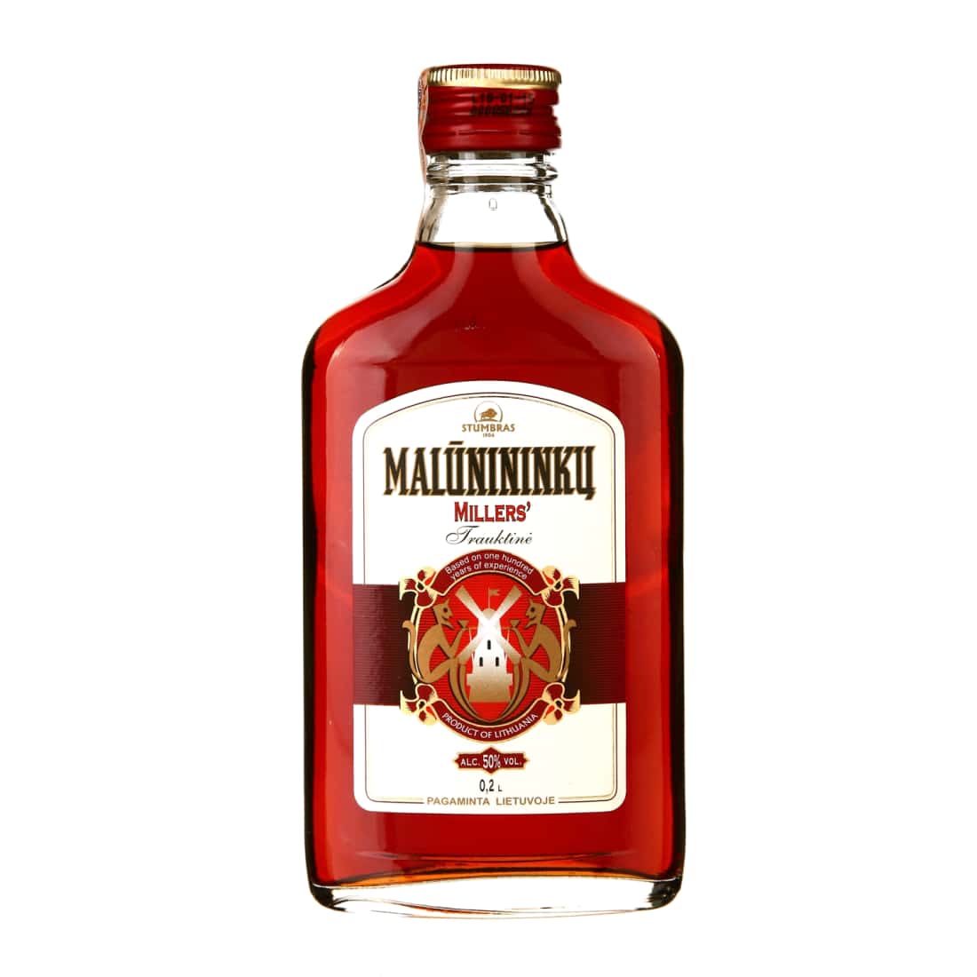 Trauktinė MALŪNININKŲ , 50%, 0,2l