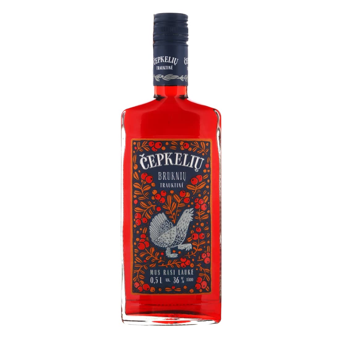 Trauk.su brukn.sult.ČEPKELIŲ, 36 %, 0,5 l