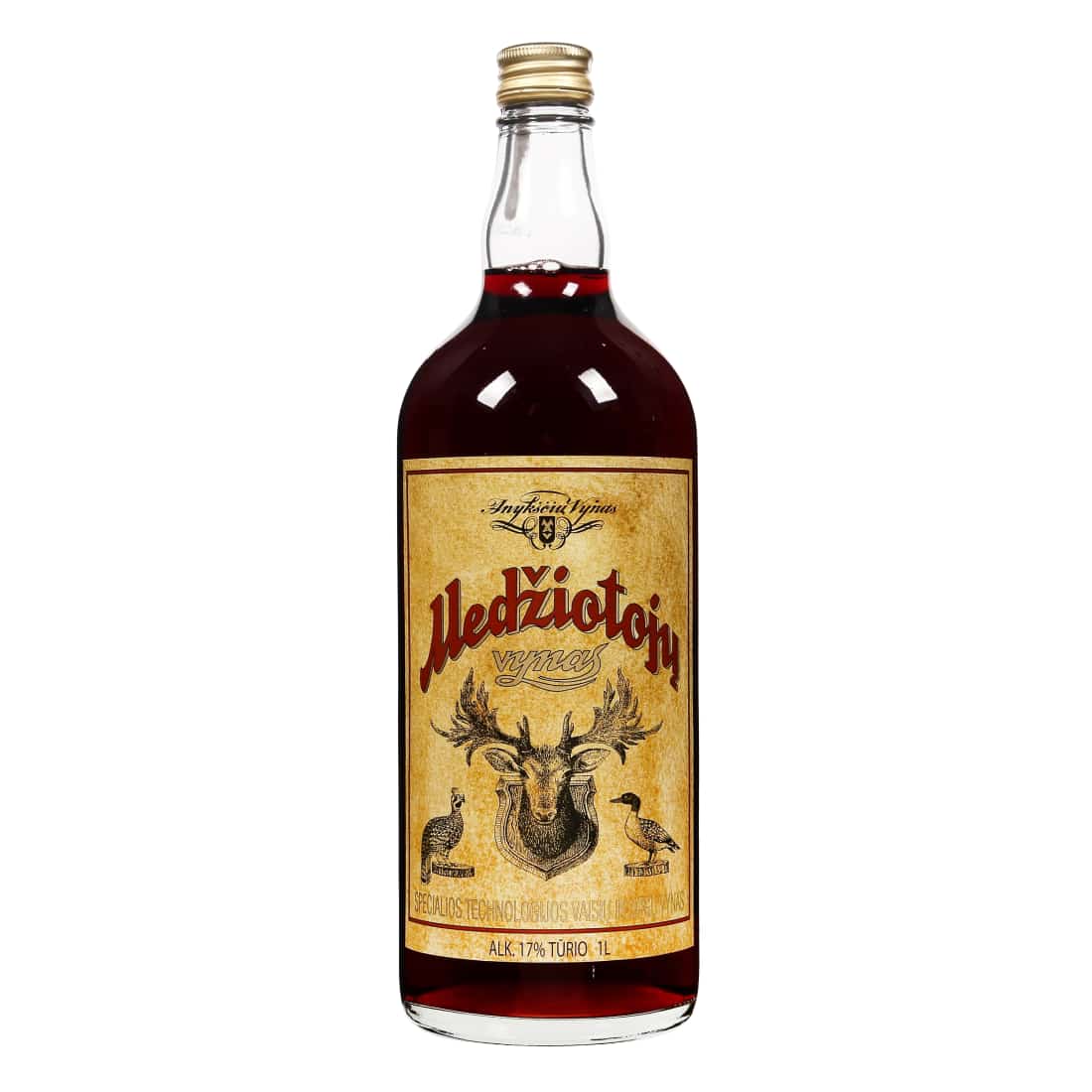 Vaisių ir uogų vynas MEDŽIOTOJŲ, 1l