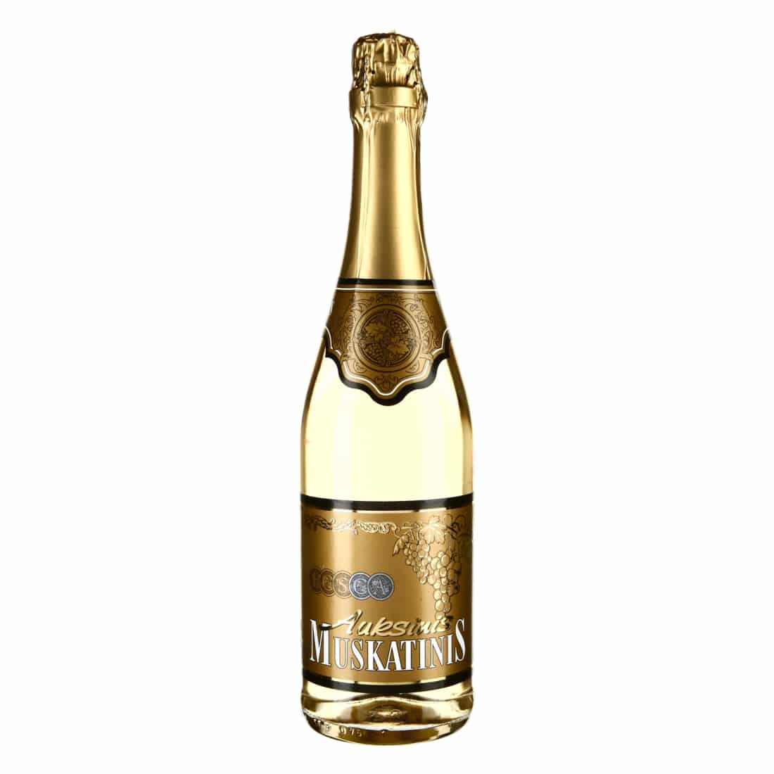 Vyno gėrimas BOSCA MUSK. AUKSINIS, 8 %, 0,75l