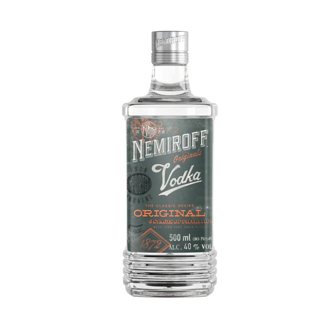 Degtinė NEMIROFF Original, 40%, 0,5l