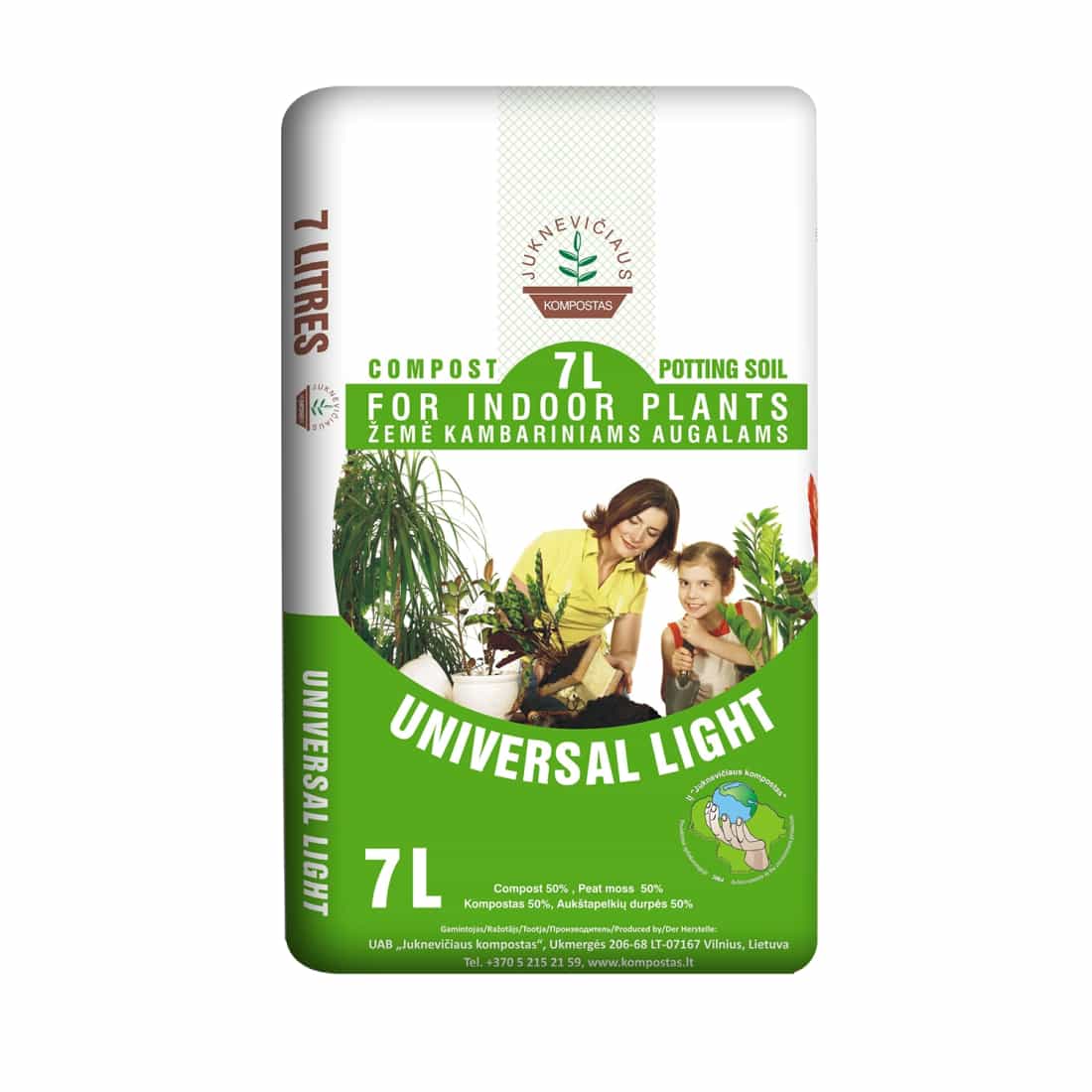 Light kompostas JUKNEVIČIAUS KOMPOSTAS, 7 l