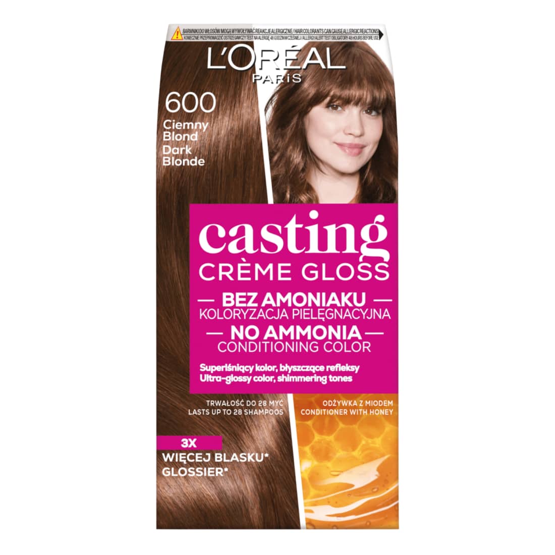 Plaukų dažai L'oreal CASTING Creme 600