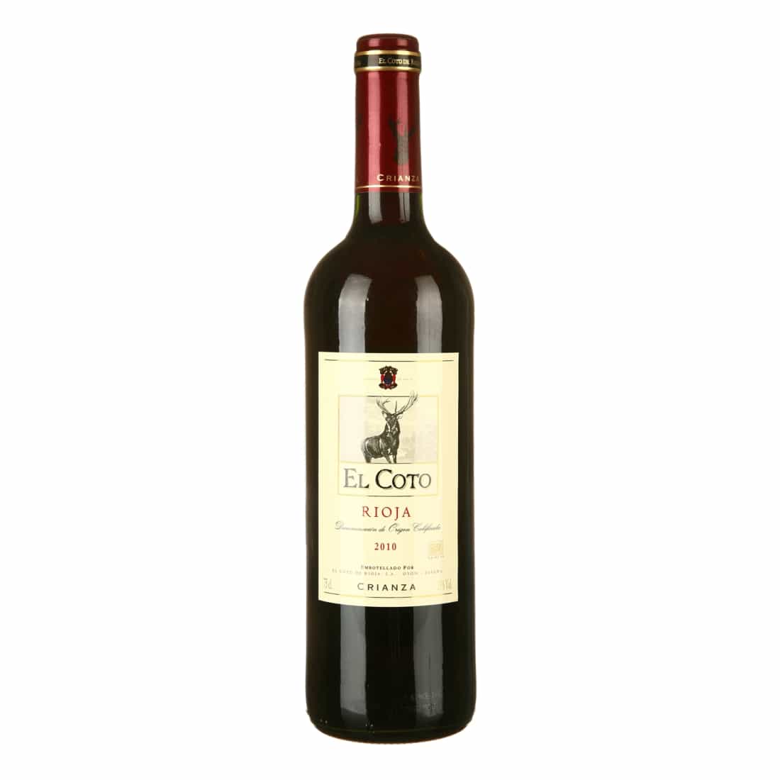 Raud.sausas vynas RIOJA EL COTO CRIANZA,0,75l