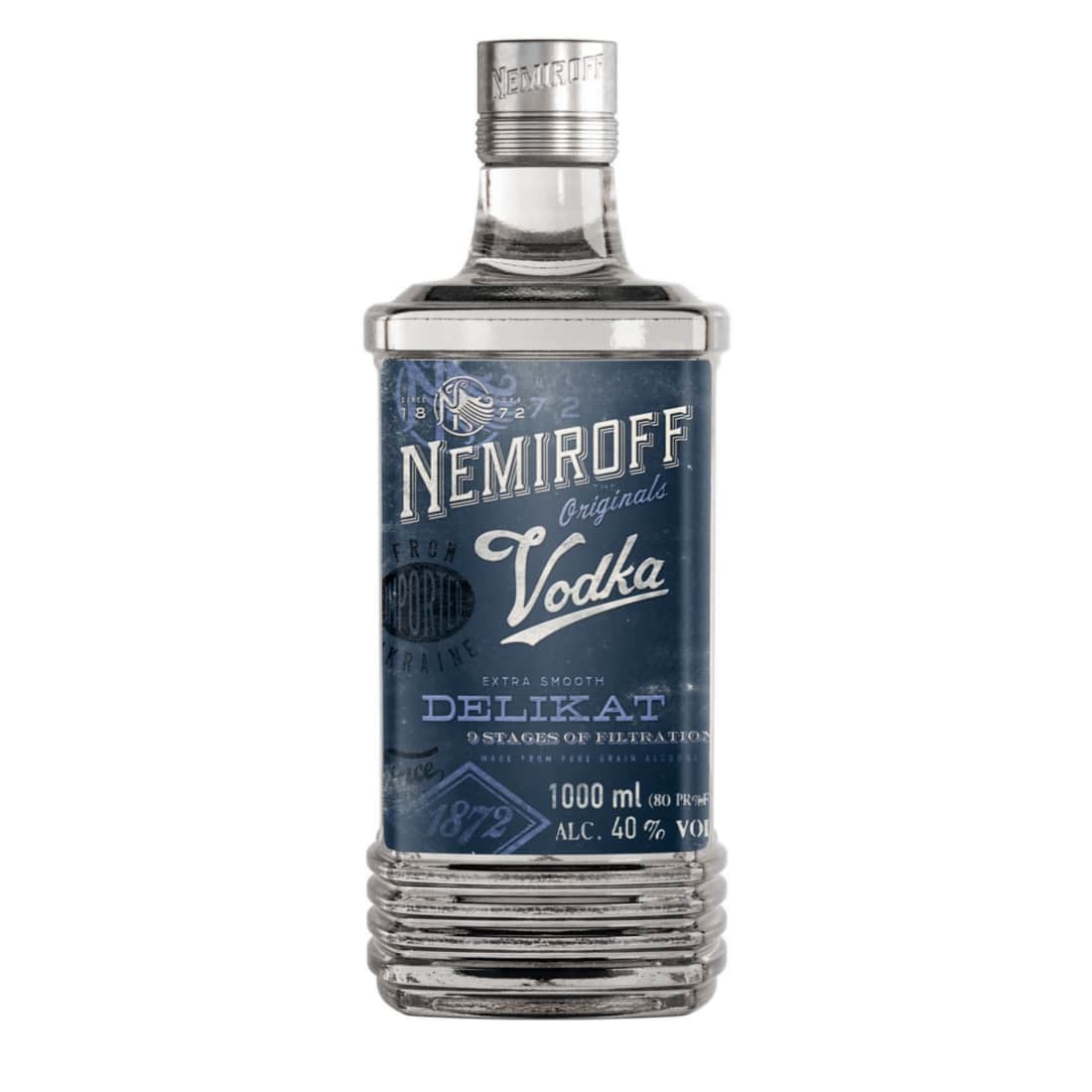 Degtinė NEMIROFF DELIKAT, 40 %, 1 l