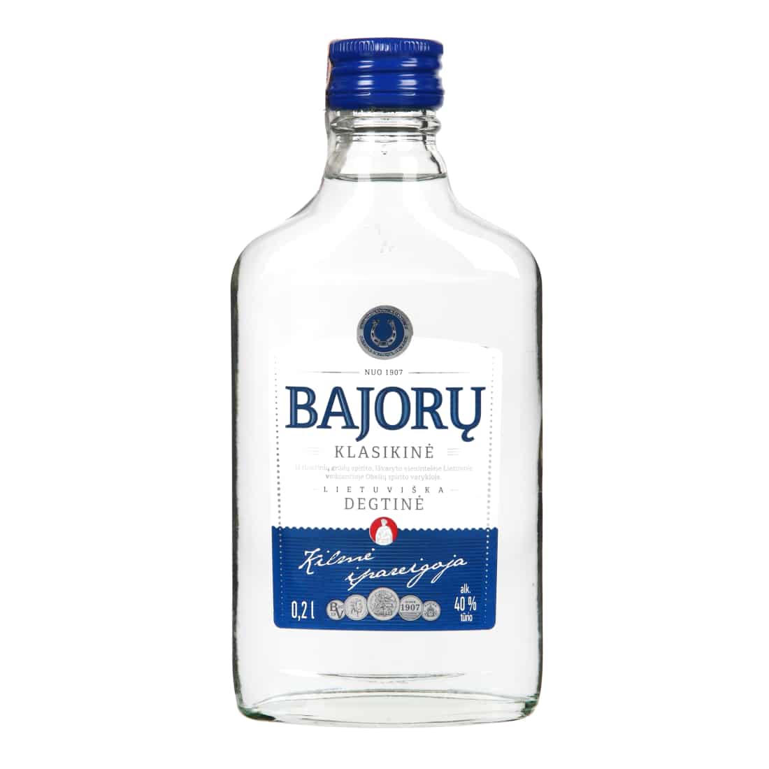 Degtinė BAJORŲ KLASIKINĖ 40%, 0,2 l