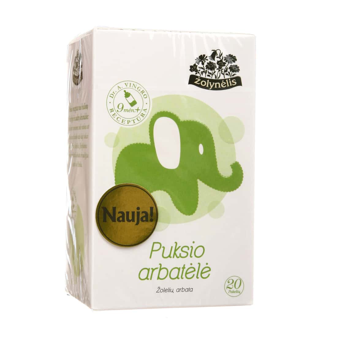 Arbatėlė PUKSIO ŽOLYNĖLIS, 9 mėn, 20 pak