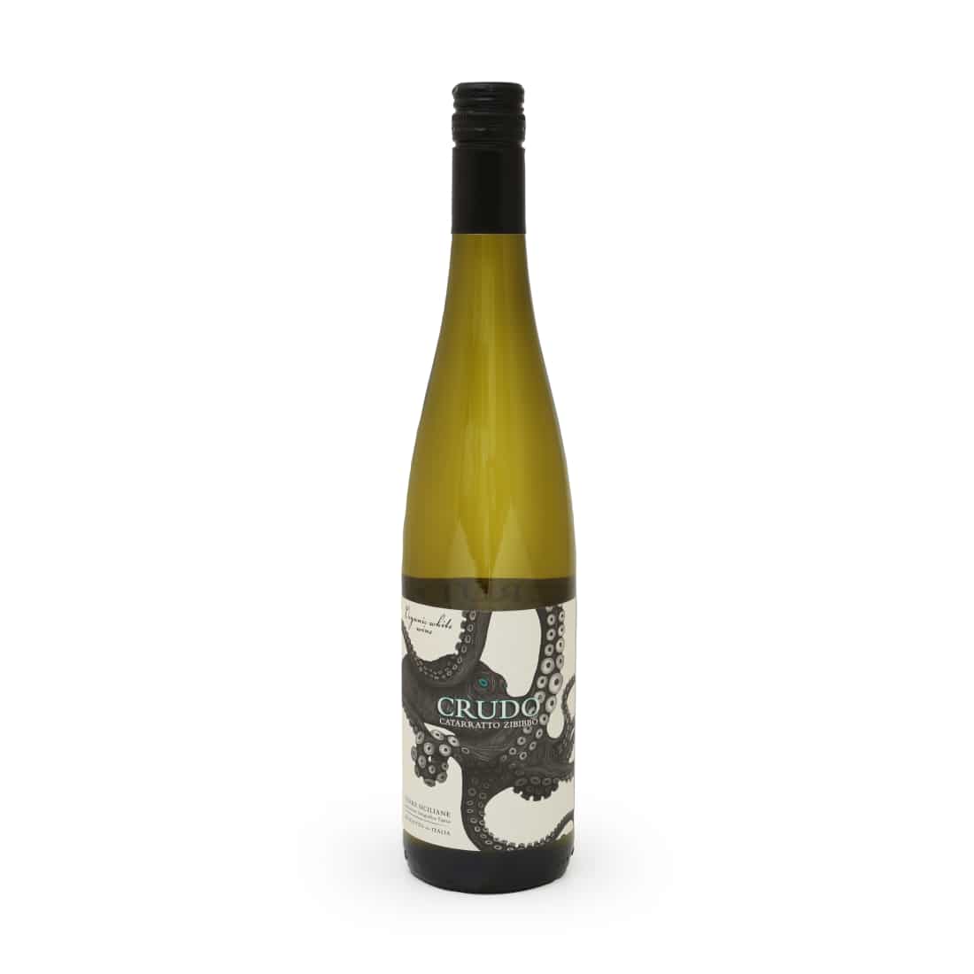 Ek. baltasis pusiau saldus vynas CRUDO, 0,75l