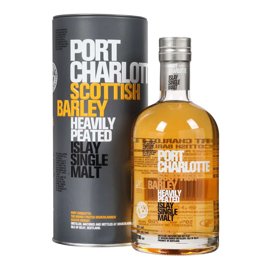 Viskis BRUICHLADDICH PORT CHARLOTTE,50%, 0,7l