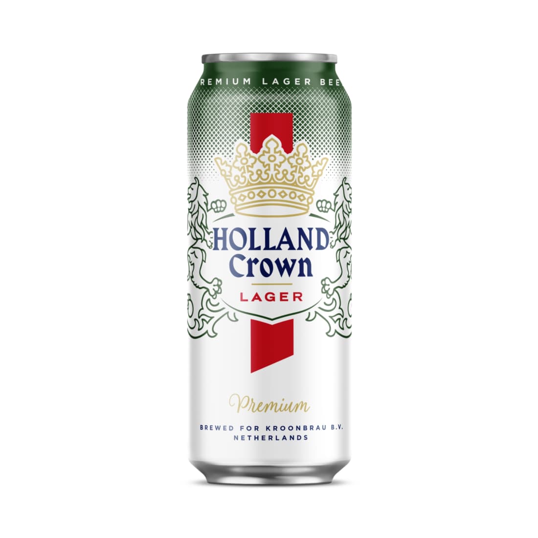 Alu.HOLLAND CROWN PREMIUM LAGER, 4,8 %, 0,5 l