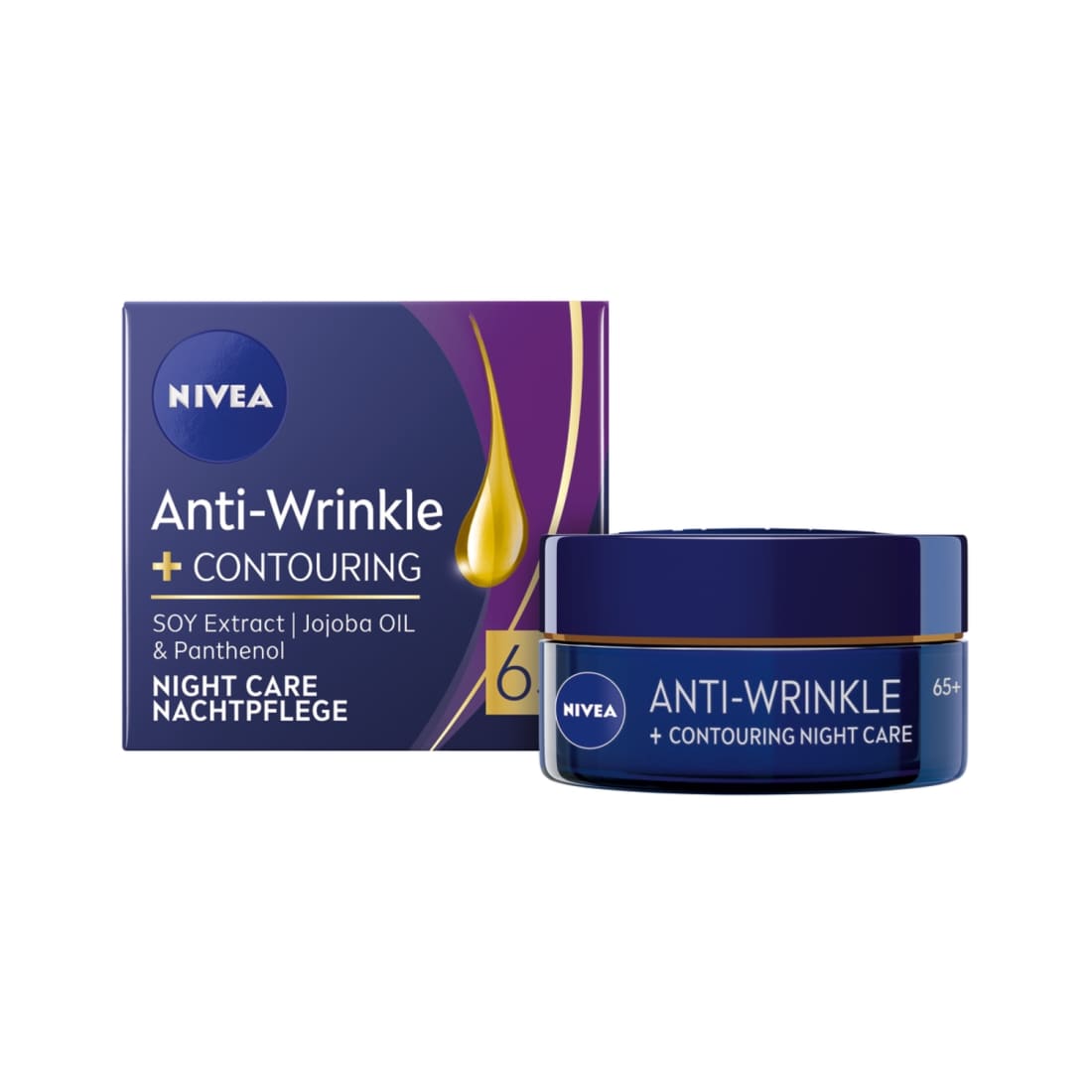 Kontūr .graž. nakt. kr. Nivea nuo raukš.65+