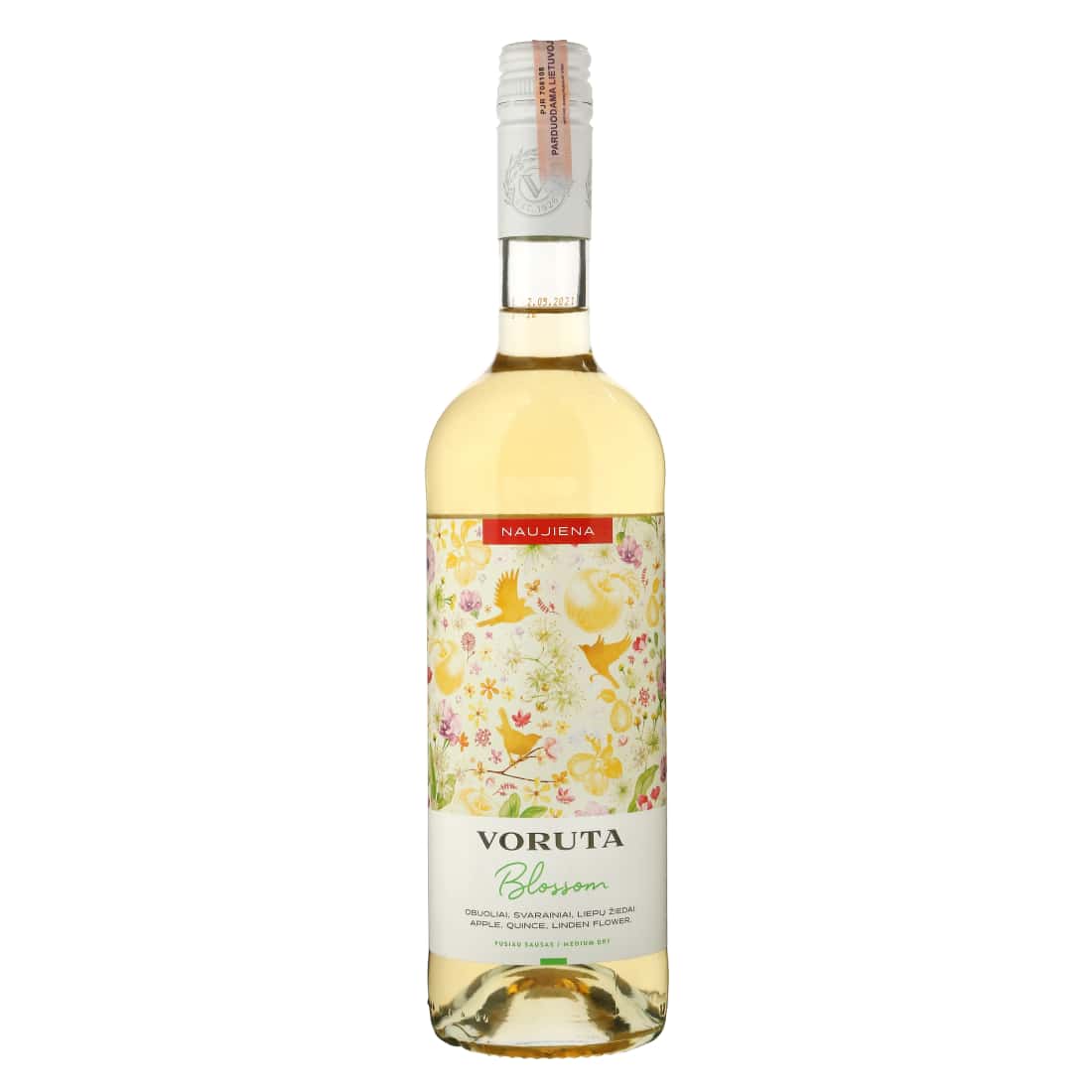 Vaisių ir uogų vyn.gėr. VORUTA BLOSSOM, 0,75l