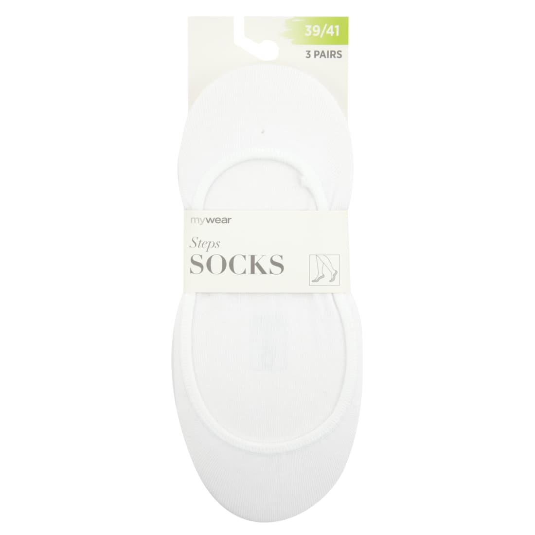 Mot. kojinės pėd. MYWEAR, 3 poros, 39 / 41