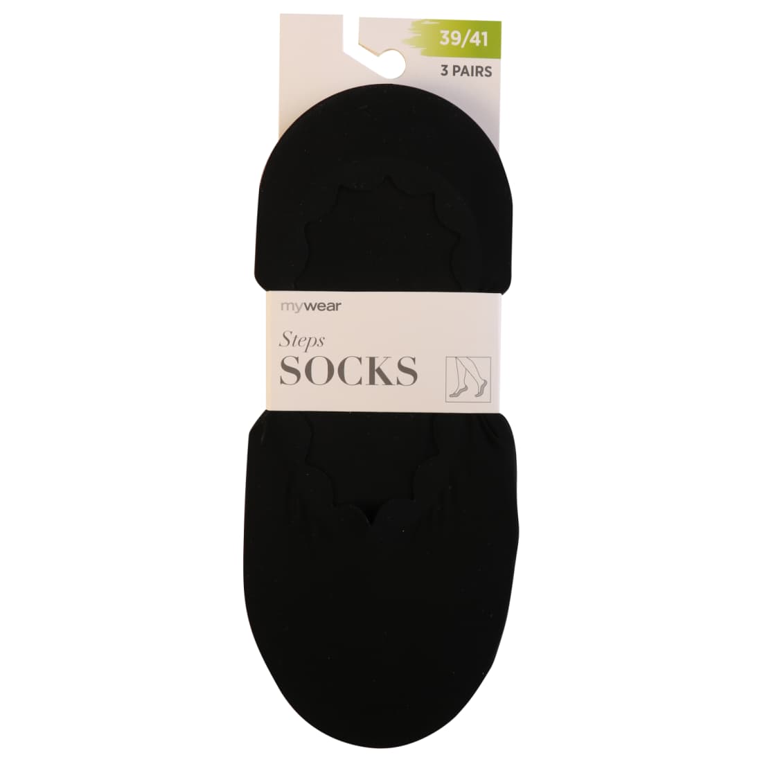 Mot. kojinės pėd. MYWEAR, 3 poros, 39 / 41