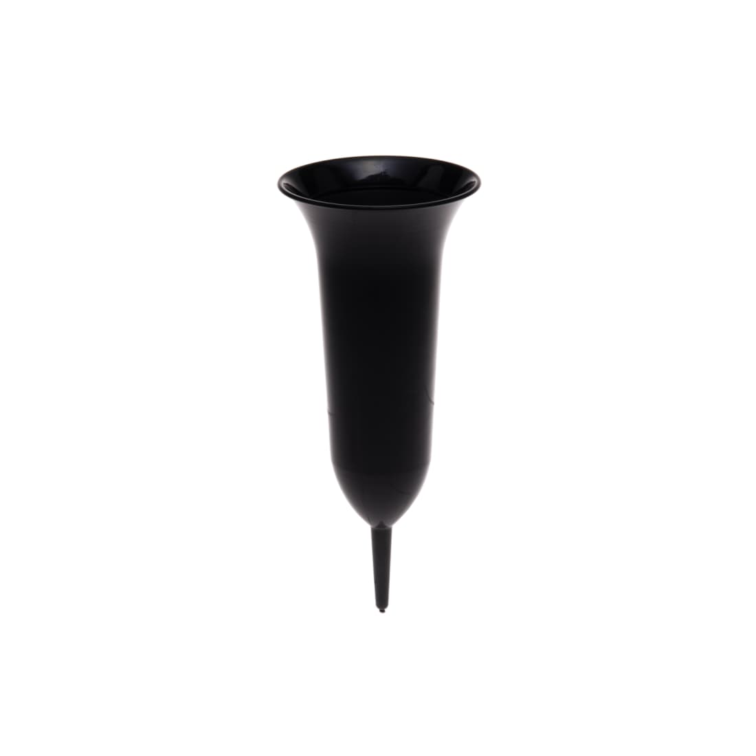 Plastikinė į žemę įsmeig.vaza 27cm,juoda SS22