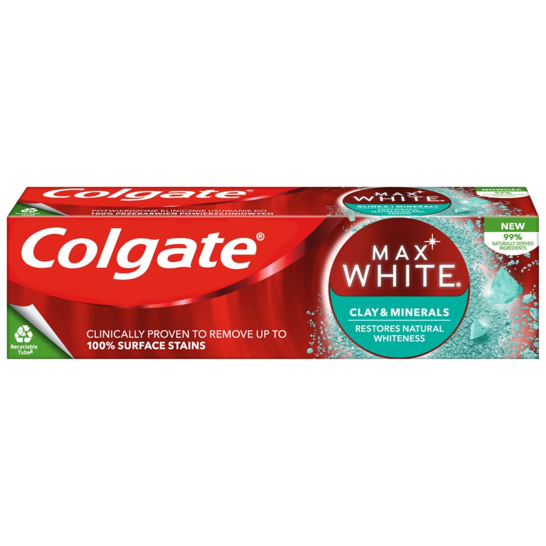 Dantų pasta COLGATE WHITE CLAY&MINER, 75ml