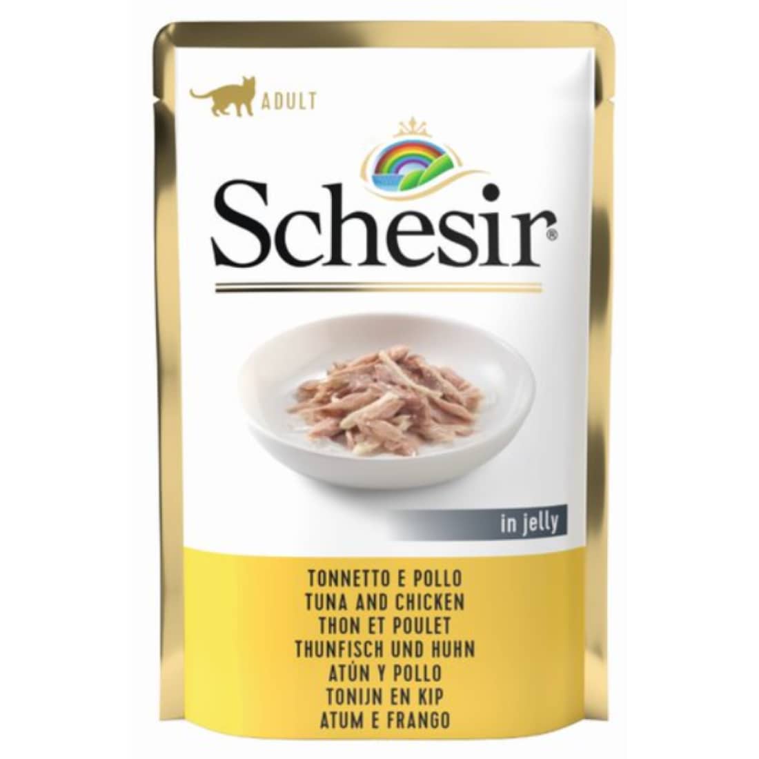 Kačių ėdalas su tunu ir vištiena SCHESIR, 85g