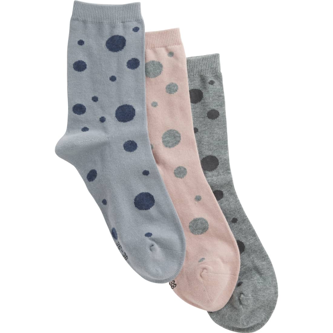 Moteriškos kojinės I LOVE ECO, 3 poros, 36-38