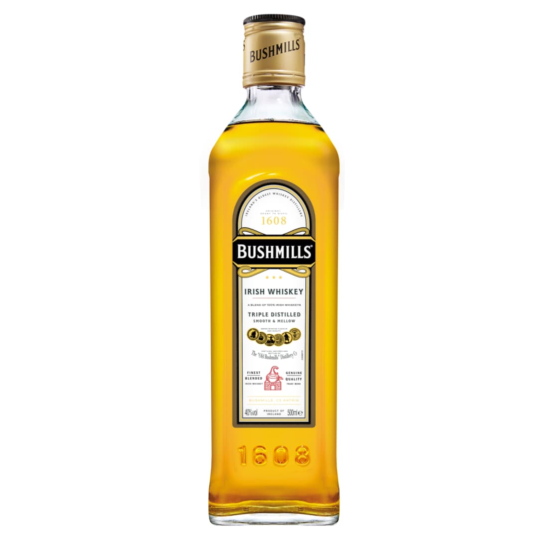 Viskis BUSHMILLS ORIGINAL, 40 %, 0,5 l