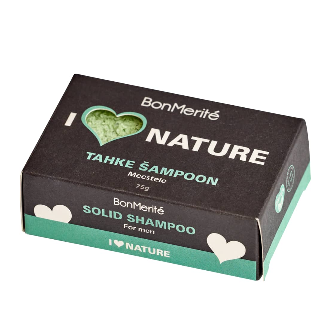 Kietasis šampūnas vyrams BONMERITE, 75g