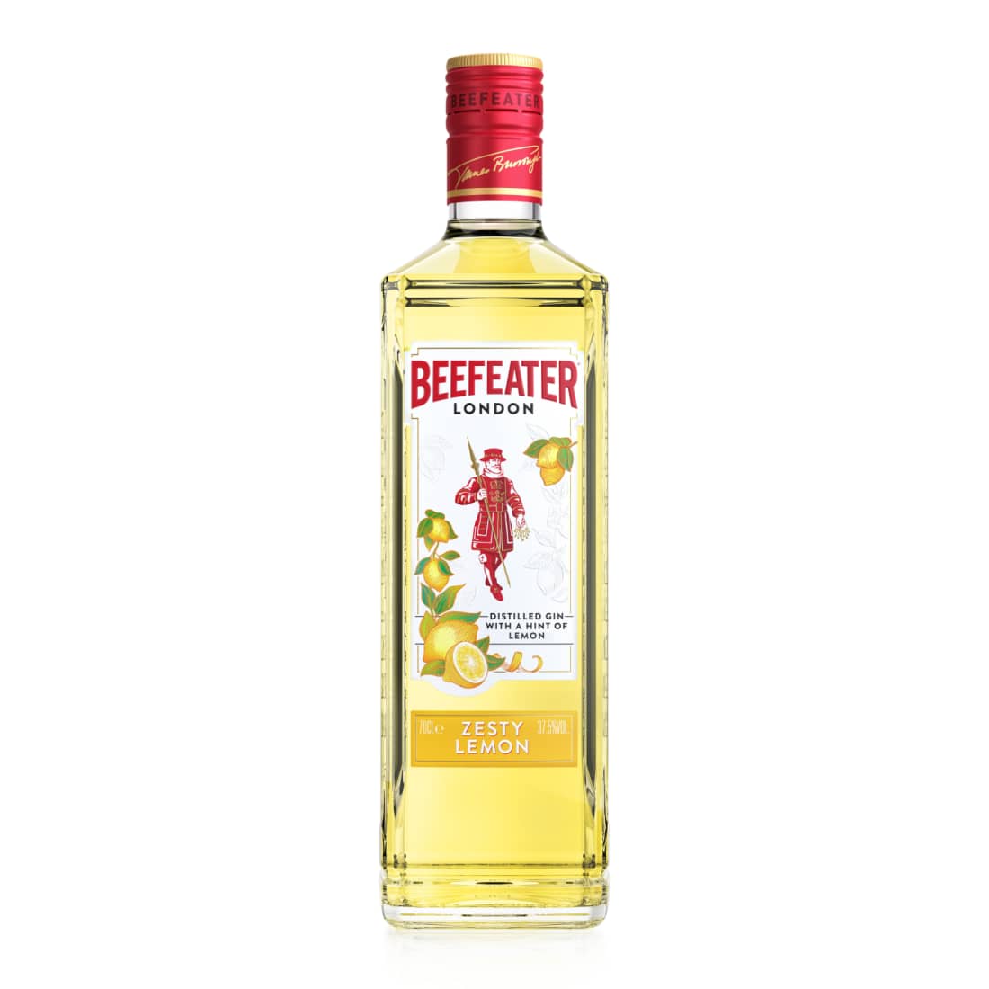 Džinas BEEFASTER ZESTY LEMON, 37,5%, 0,7 l