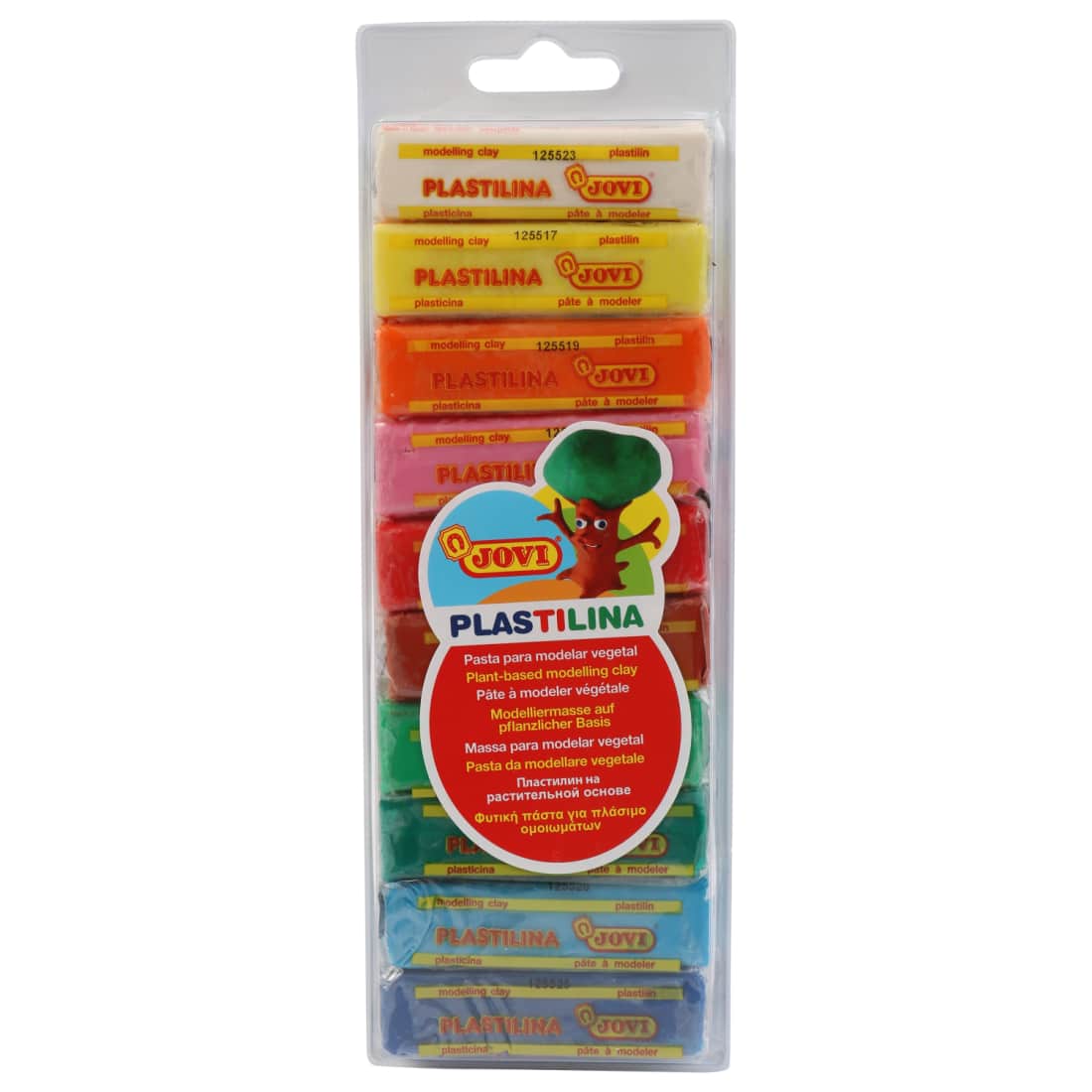 Plastilinas JOVI, 10 spalvų x 25 g