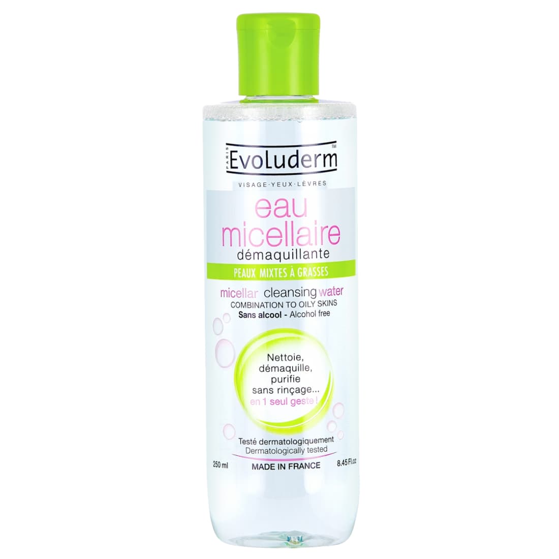 Micel.vanduo mišr. odai EVOLUDERM, 250ml