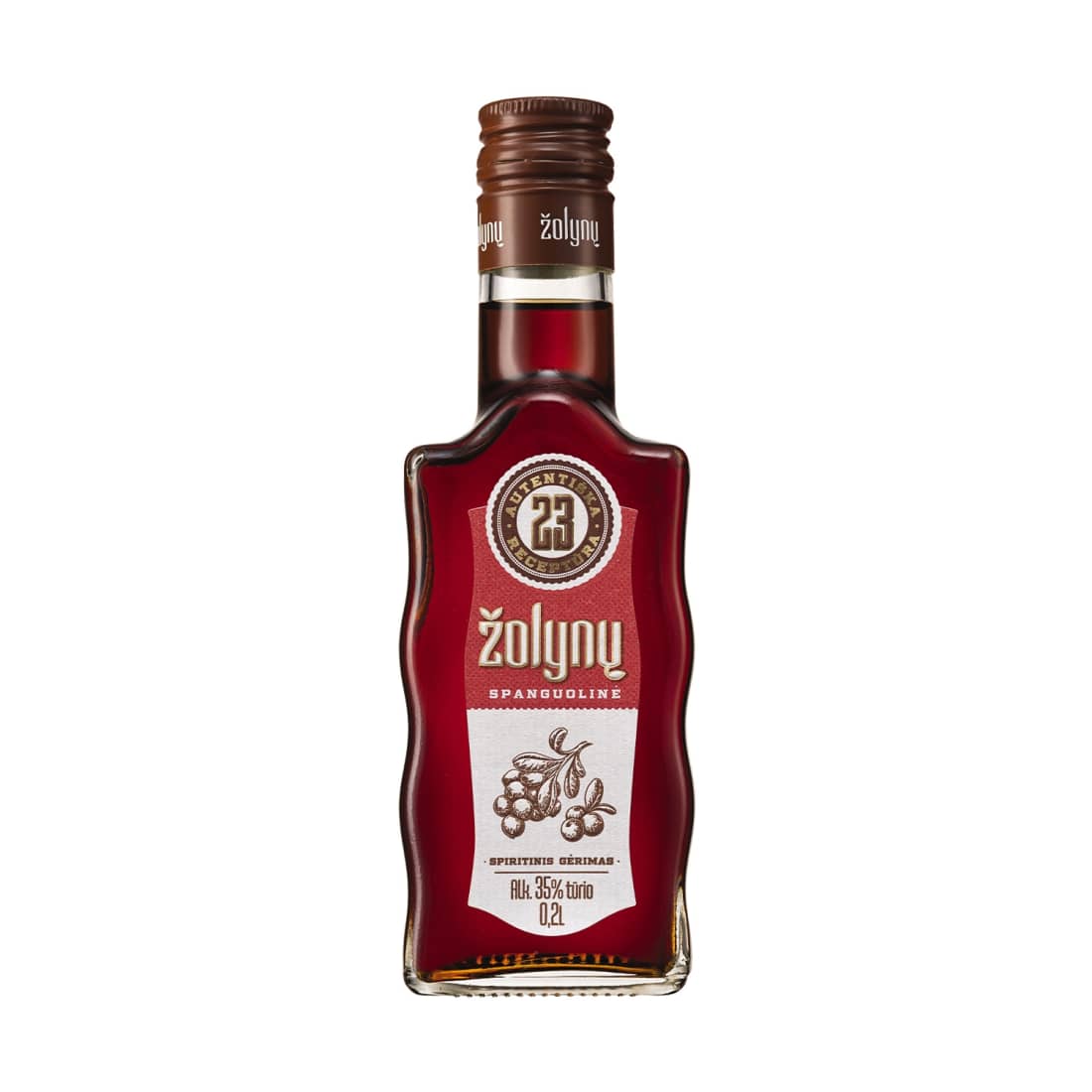 Spir.gėr. ŽOLYNŲ SPANGUOLINĖ, 35%, 0,2 l