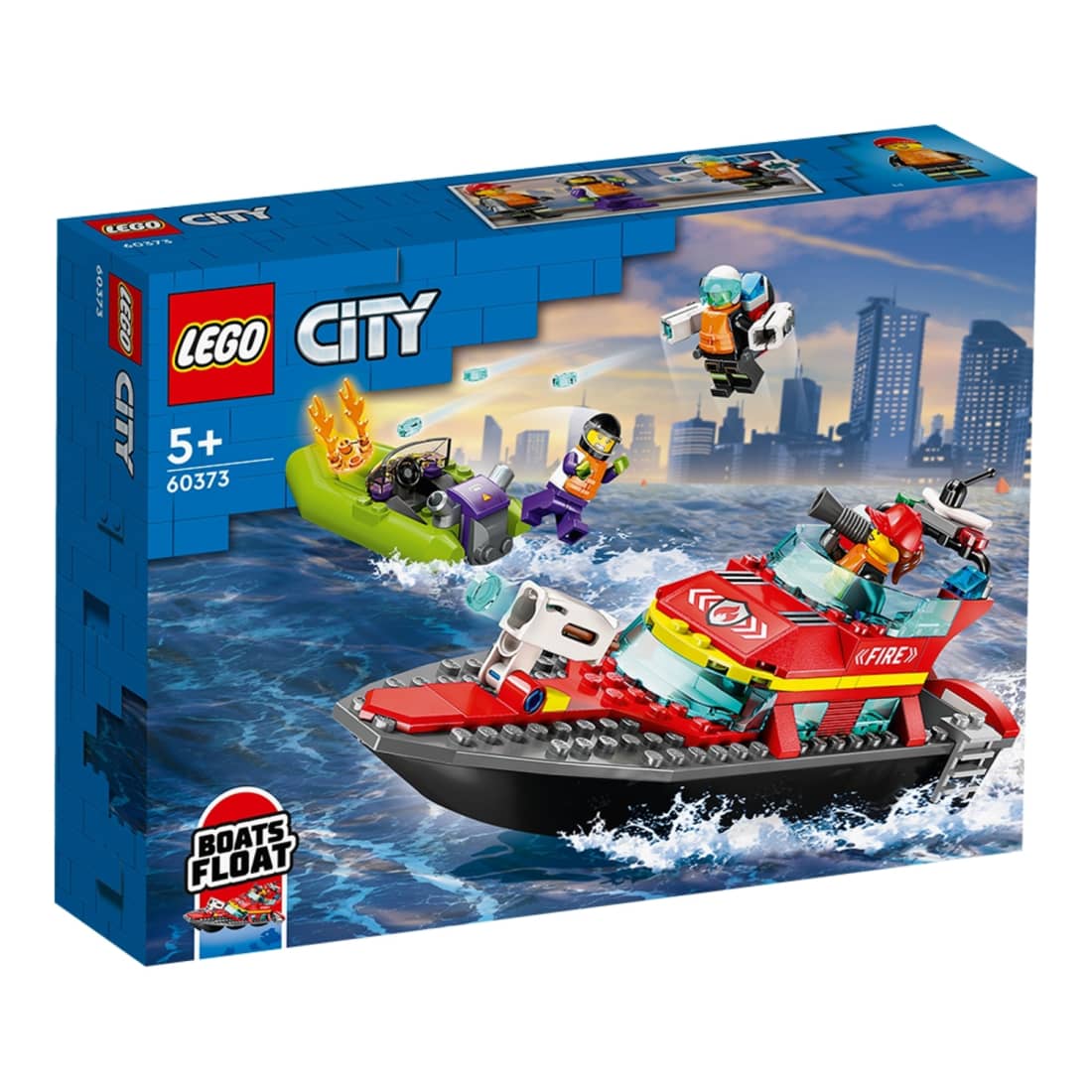 Konstruktorius LEGO UGNIAGESIŲ KATERIS, 60373