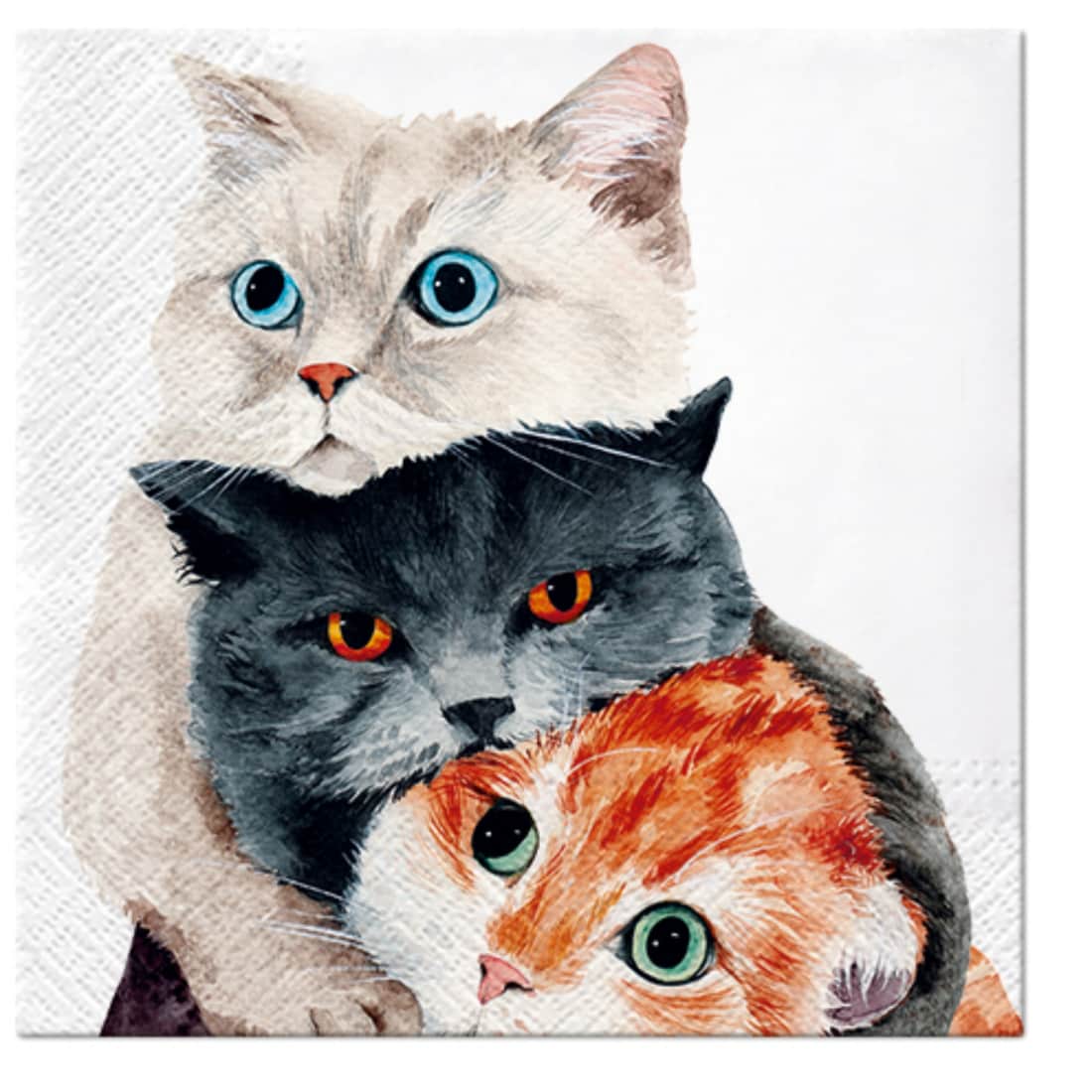 Servetėlės PAW CATS, 33x33cm, 20pcs,SS23