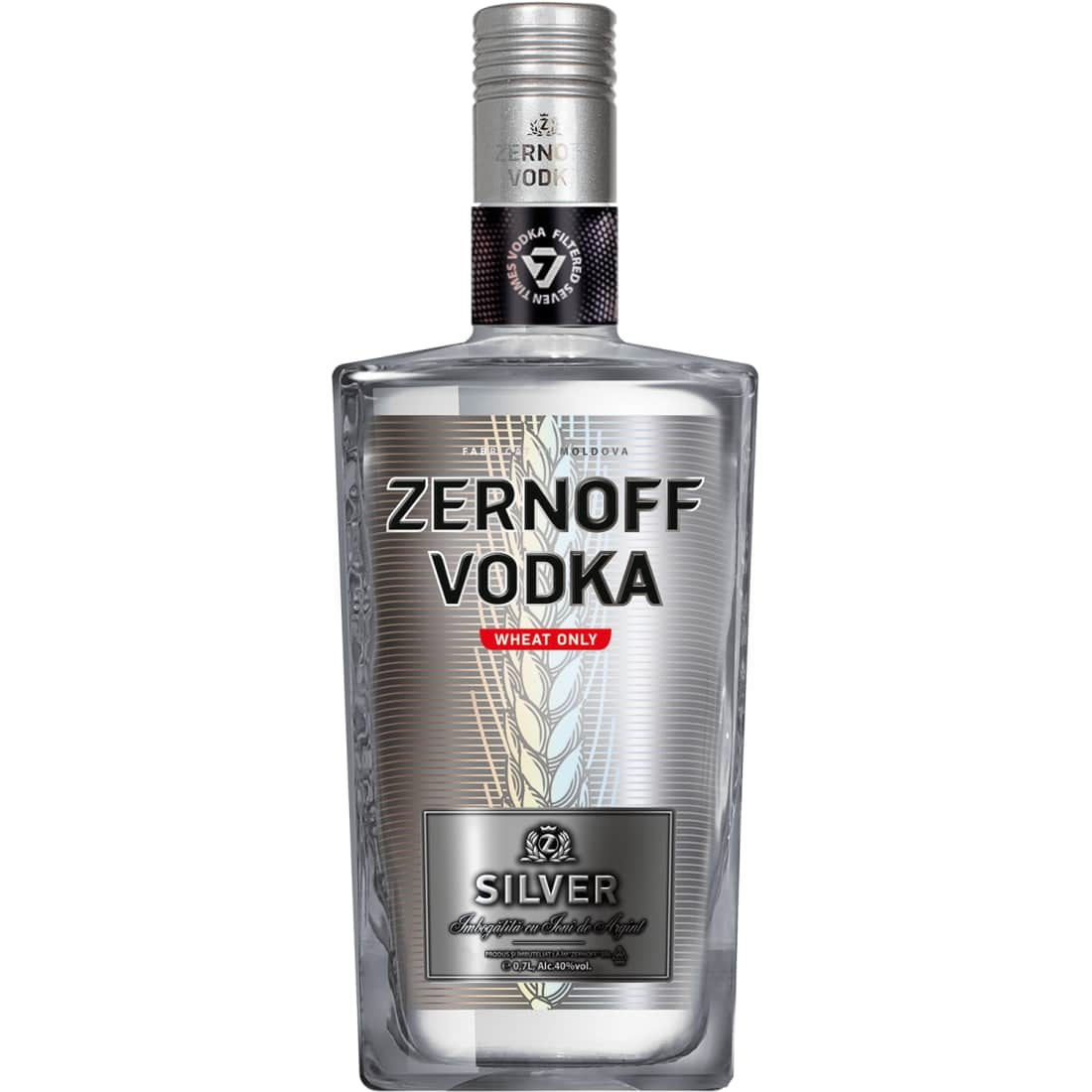 Degtinė ZERNOFF SILVER, 40 %, 0,7 l
