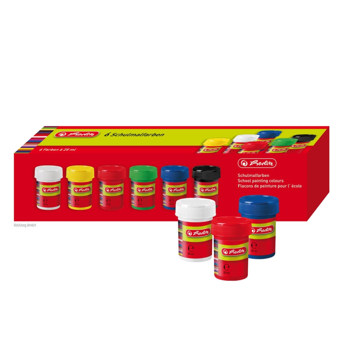 Guašas HERLITZ, 6 x 25 ml, BS25