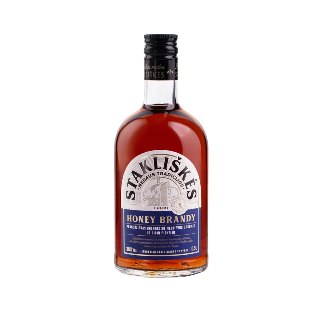 Brendis LIETUVIŠKAS MIDUS HONEY, 36 %, 0,5 l
