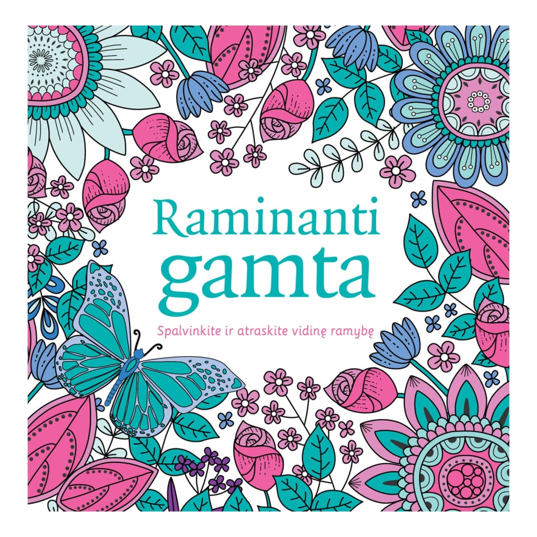 Spalvinimo knyga RAMINANTI GAMTA