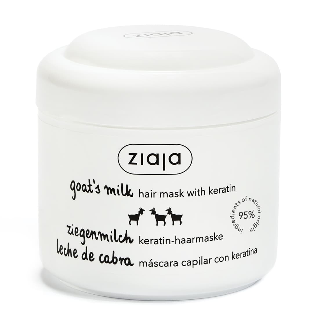 Plaukų kaukė ZIAJA su ker. ir ožkos p. 200 ml